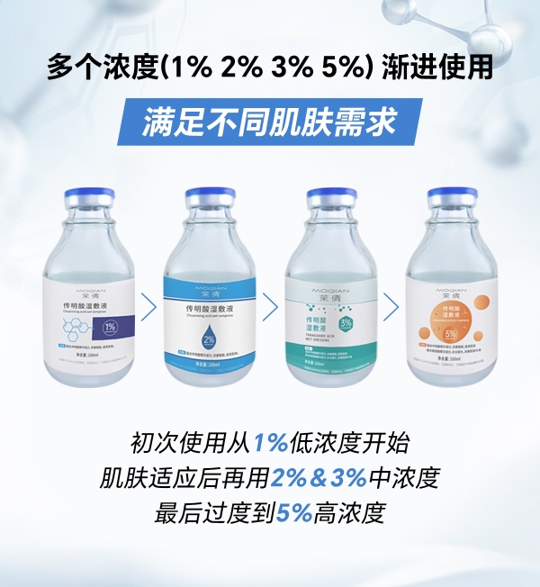 100ml氨甲环酸湿敷液传明酸5%原液精华液补水退黑色沉提亮肤色白-图1