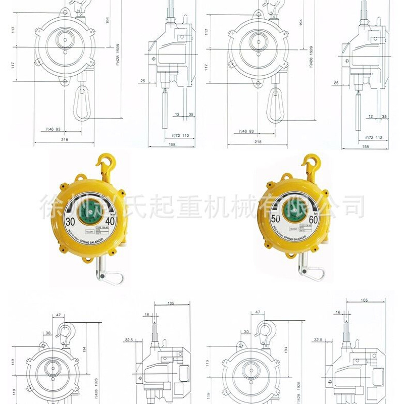 弹簧平衡器|HW3-5KG塔式弹簧平衡吊车|1-3公斤弹力起重器HW5-9kg - 图3