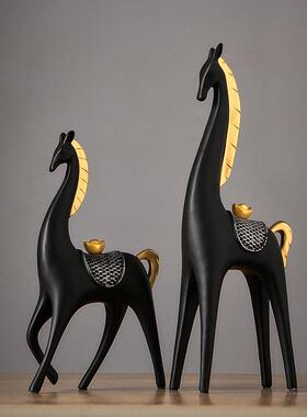 马上有钱宋代美学新中式客厅酒柜电视柜家居高级感装饰品轻奢高档