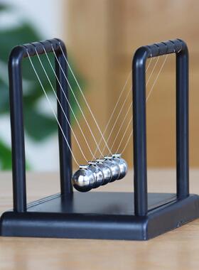 创意牛顿摆球办公桌办公室家居撞球弹力碰碰球物理能量守恒计步器