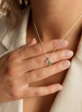 钛钢锁骨链欧美十二星座项链