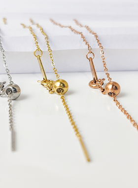 DIY钛钢手链女简约时尚手镯链幼