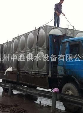 不锈钢水箱水泵一体化生活用水储存水箱不锈钢箱体正圆水箱