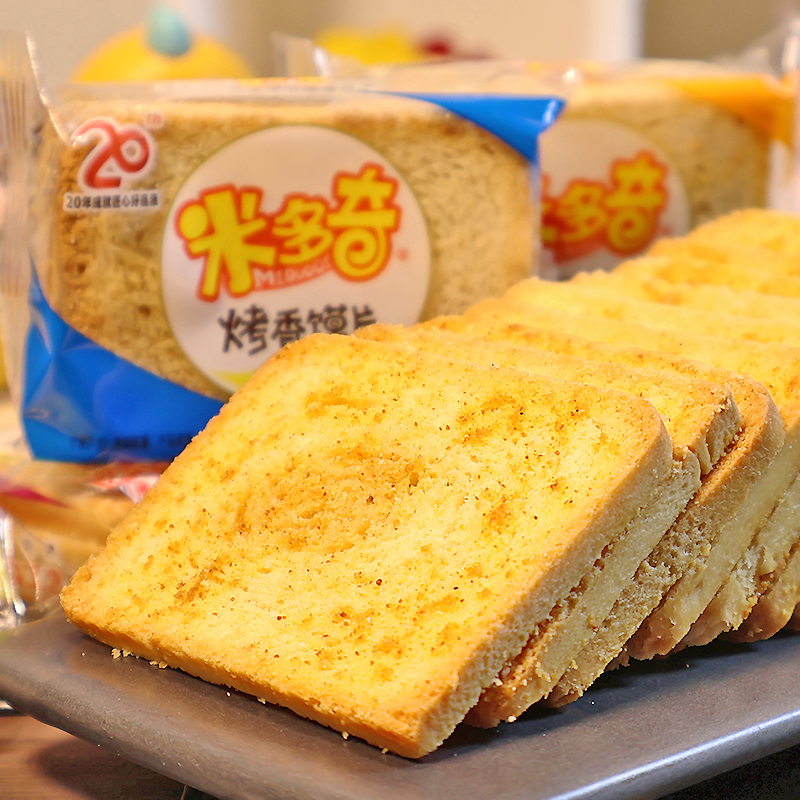 米多奇烤馍片馍丁整箱馍片米多奇馒头片办公室休闲零食小吃饼干