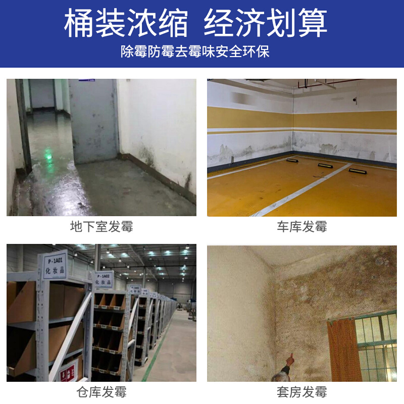 雅艺墙体除霉剂墙面去霉剂白墙霉菌清除剂车库壁纸去霉斑防霉变剂