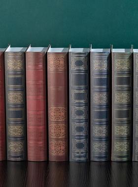 欧式复古烫金假书仿真书摆件书房装饰书创意办公室书架摆设道具书