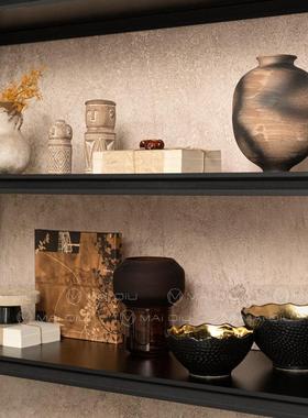 侘寂风复古高级感艺术摆件小众样板房民宿茶室酒柜中古装饰品摆设