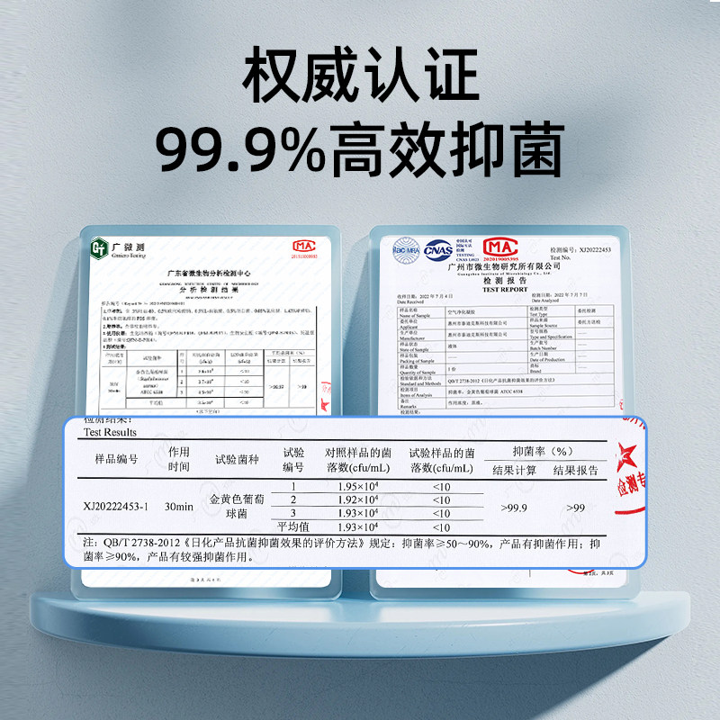 广美佳杀菌留香除烟味盒室内房间快速空气净化车内去烟味除味神器