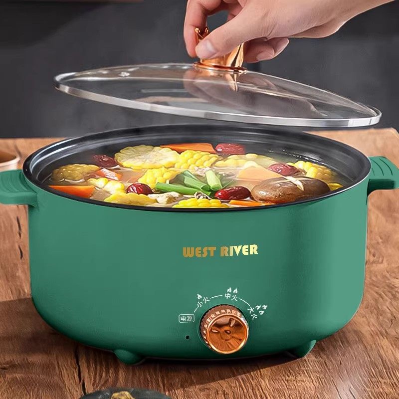 【特价速抢】大容量家用电煮锅多功能料理锅电热火锅电炒锅电饭锅,淘宝优惠券,粉丝福利购,淘宝优惠卷