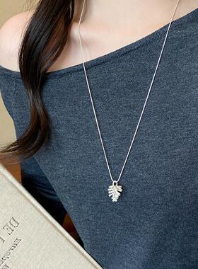 韩系ins气质松果项链女2025新款