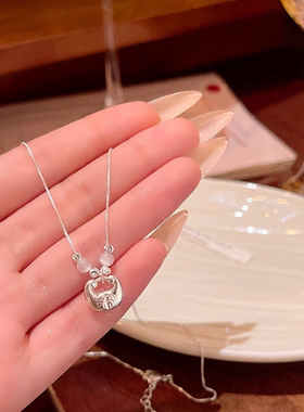 新中式福气满满胖福元宝项链女