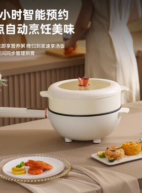 德国电炒锅一体炒菜多功能电煮锅全能家用大功率煎炒煮电热火锅
