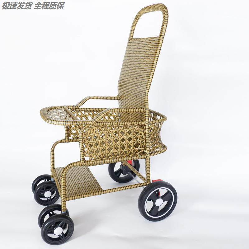 宝宝竹藤推车夏季婴儿仿藤椅推车轻便竹编儿童竹子小推车小孩推车,淘宝优惠券,粉丝福利购,淘宝优惠卷