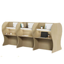 Lonawites Desk Narrow share School University Students Self-study Room Partition Chairs Closed study Remedial Courtest