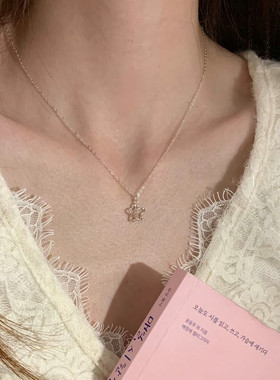 十里珠玉间灵动星星项链女