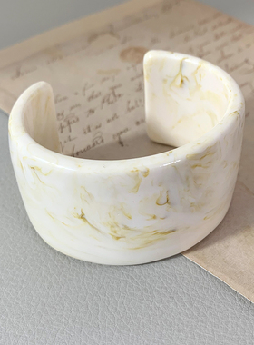 手镯晕染理石纹欧美大版