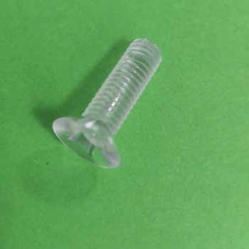 M2M3M4M5M6M8M10 ພາດສະຕິກ PC Transparent screw cross countersunk head plastic screw bolt flat head screw