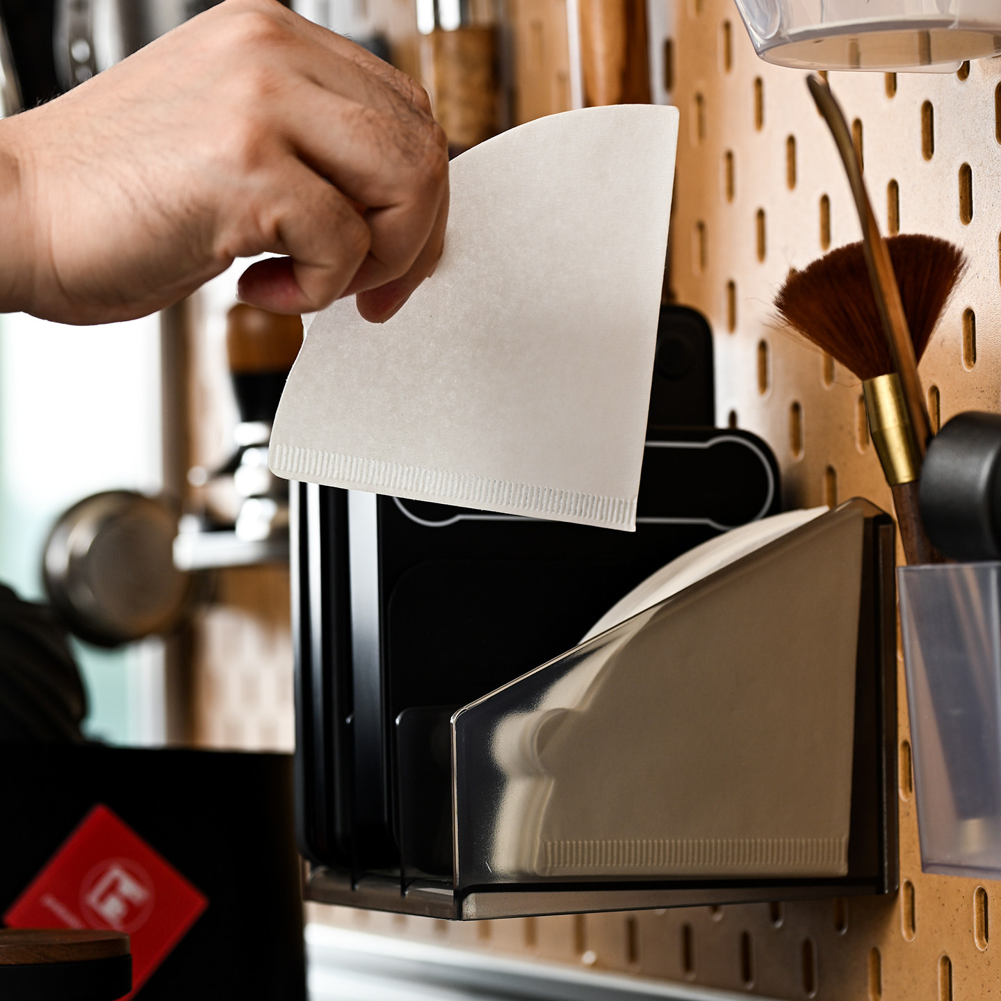 严大胡子 适配某家洞洞板咖啡秤收纳滤纸分装豆袋陈列架咖啡器具,淘宝优惠券,粉丝福利购,淘宝优惠卷