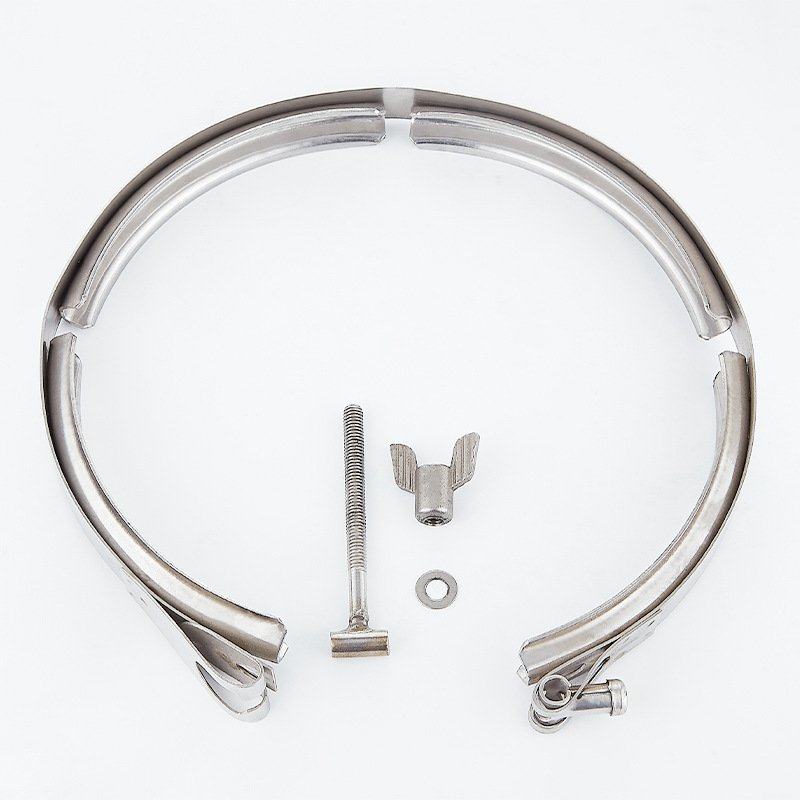 304不锈钢快装加厚V形冲压卡箍 沟槽接头双倍管箍管夹双备卡箍,淘宝优惠券,粉丝福利购,淘宝优惠卷