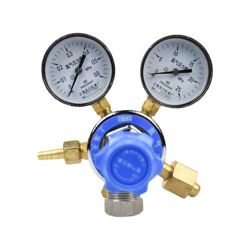 YQAr-5氩气减压器0.6*25MPa牌减压阀氩气表上海减压器 - 图3