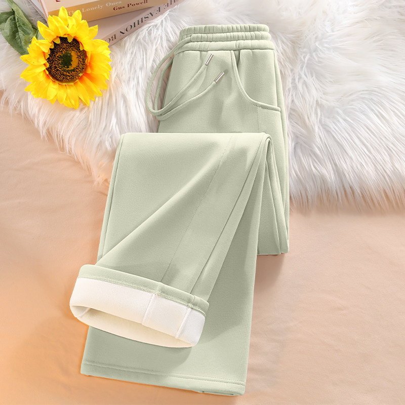 真维斯休闲裤子女秋冬2025新款女士加绒加厚直筒宽松保暖阔腿裤A,淘宝优惠券,粉丝福利购,淘宝优惠卷