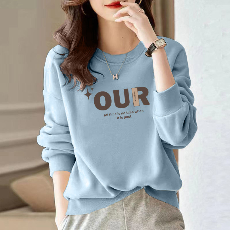 真维斯杏色圆领卫衣女2026新款爆款时尚洋气小个子上衣外套女W,淘宝优惠券,粉丝福利购,淘宝优惠卷