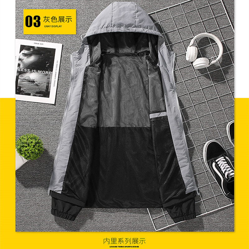 兰瑟姆三叶草2025秋季连帽运动风衣外套男女三条杠休闲夹克冲锋衣,淘宝优惠券,粉丝福利购,淘宝优惠卷