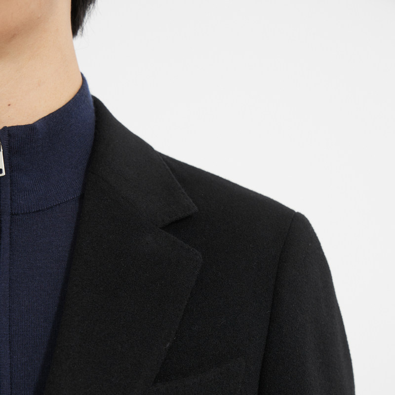 【柔软细腻】利郎奥莱毛呢外套2025冬季新款休闲保暖大衣外套男士 - 图3