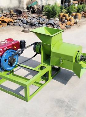 出口非洲的小型棕榈红油榨油机500kg油棕果单螺杆榨油机