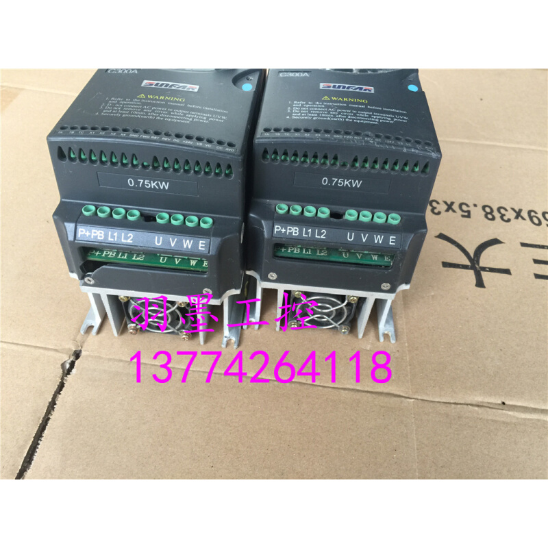 拆机C300A-2S0007输入220V0.75KW 失量型 - 图0