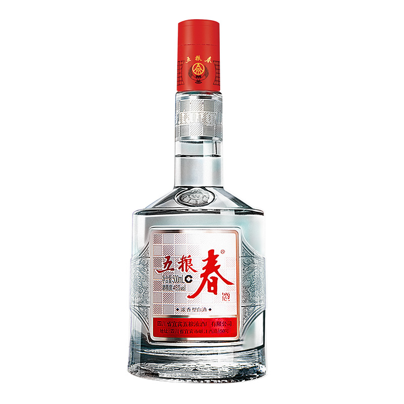 [酒厂直营]五粮春45度高度纯粮食酒高端浓香型送礼白酒500ml*2