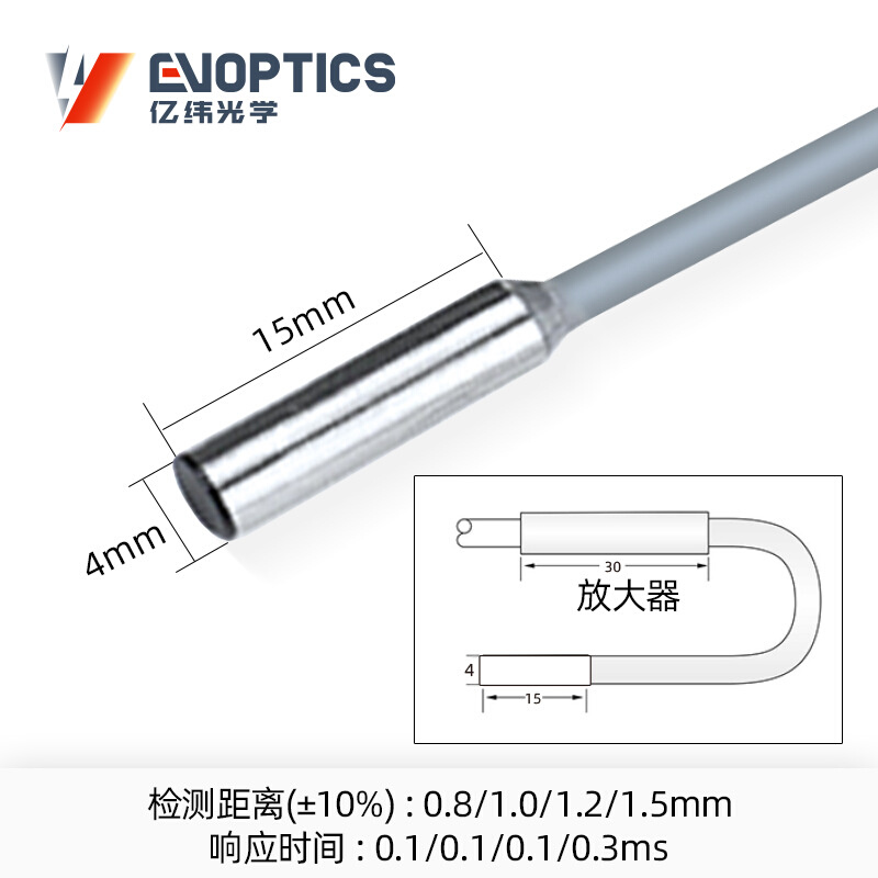 M4无螺纹超短型电感式接近开关 金属感应开关 短小安装占用空间小 - 图0