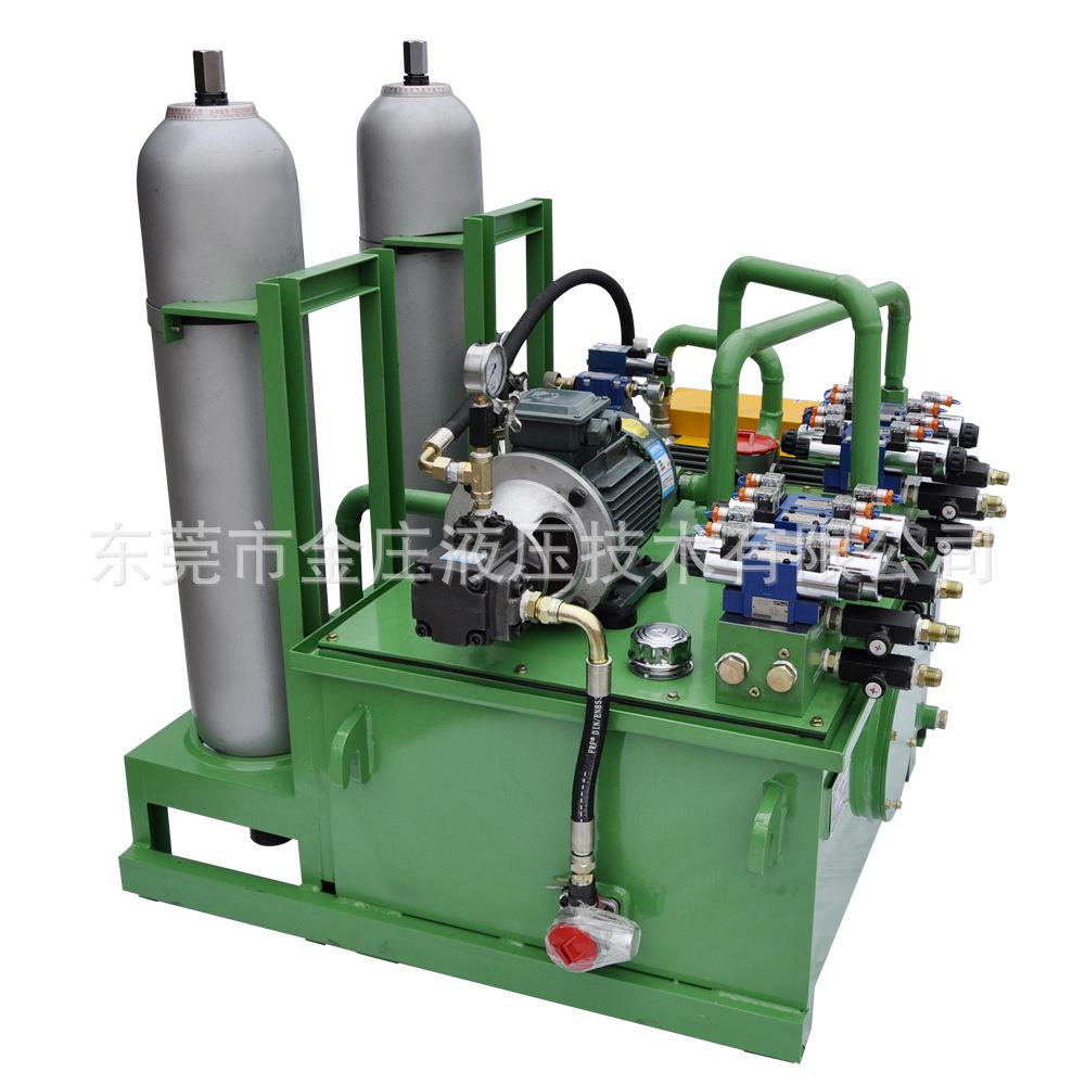 专业设计和订做压铸机配套非标液压系统5.5KW+R1液压泵站厂家定做