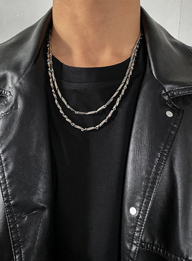 柒次方钛钢项链不掉色