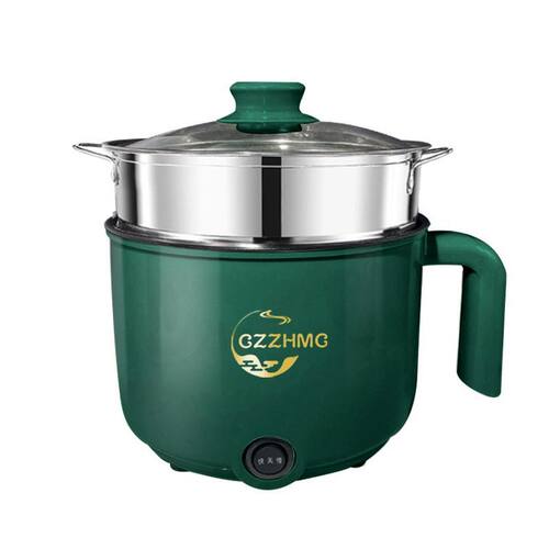 旅行便携式多功能锅不粘内胆电煮锅家用一体式炒菜多功能小电煮锅 - 图3