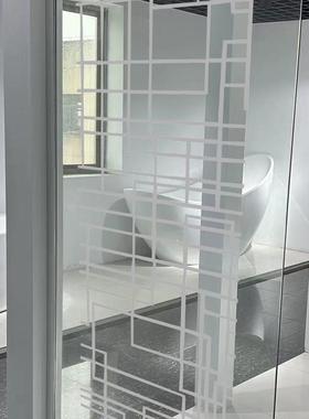 淋浴房卫生间用干湿分离边框铝材玻璃片简易走入式屏风隔断