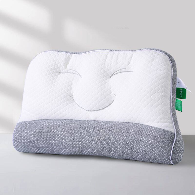 眠轻悠高弹纤维填充枕头枕芯成人护颈椎助睡眠Q弹柔软不塌陷对装