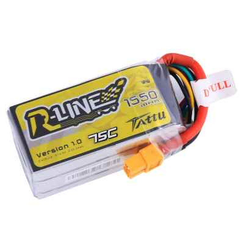 格式ACE Tattu R-line 穿越机 1300 1550mah 14.8V 4S 95C - 图0