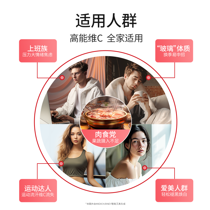 【香菇年货节】诺特兰德草莓维生素C咀嚼片美白淡斑祛痘印维他命
