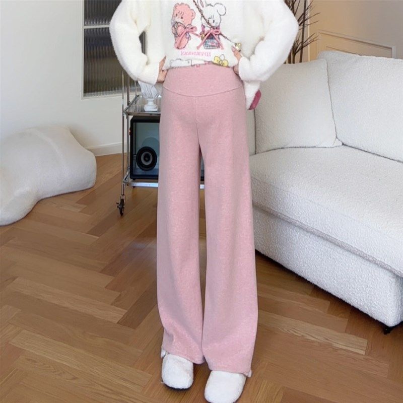 【糯米腿精】娜娜的孕期穿搭孕妇装秋冬2025新加绒加厚高腰托腹裤,淘宝优惠券,粉丝福利购,淘宝优惠卷