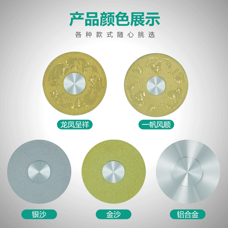 餐桌转盘钢化玻璃家用大圆桌旋转饭桌园台面底座圆盘酒店玻璃转盘-图1