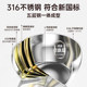 2025 new 304 thickened stainless steel steamer uncoated food grade home special gas steaming and stew pot