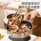 Titanium 304 uncoated pan, non-stick pan, household steak induction cooker, gas stove special frying pan, deep frying pan