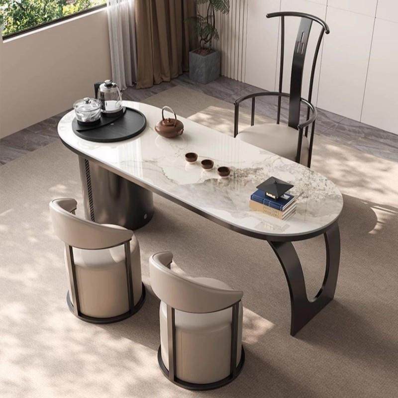 JGP1轻奢岩板茶桌椅组合现代简约公室茶台烧水壶一体家用阳台小茶,淘宝优惠券,粉丝福利购,淘宝优惠卷