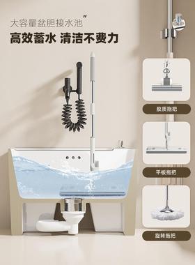 cs新款拖把池大尺寸拖地池家用卫生间阳台小号洗拖布池W119