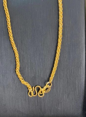 沙金肖邦项链锁长款短款