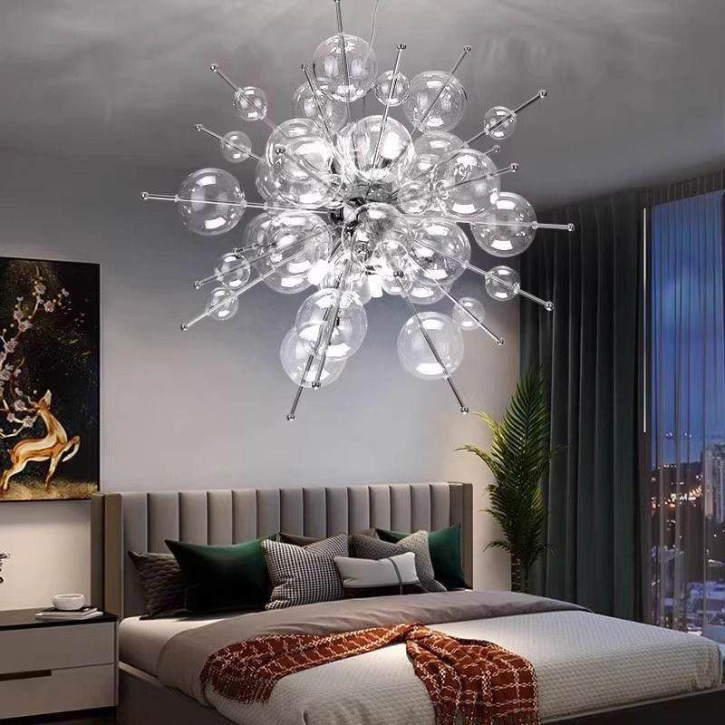 玻璃透明球吊灯创意个性服装店铺装饰灯北欧客厅餐厅卧室灯具吊灯,淘宝优惠券,粉丝福利购,淘宝优惠卷