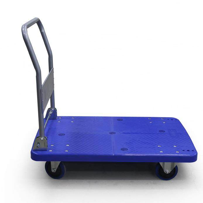 杭州科洁环境蓝色塑胶平板手推车600*910*880,淘宝优惠券,粉丝福利购,淘宝优惠卷