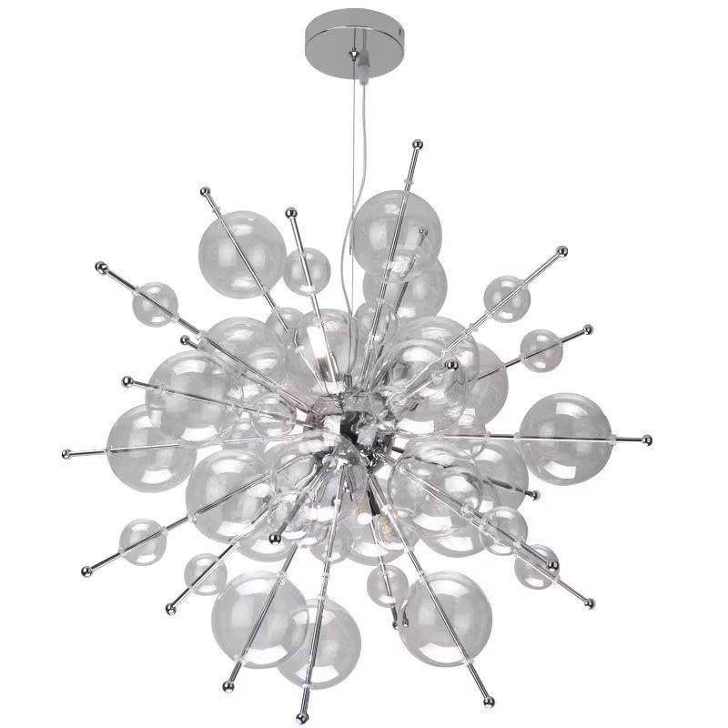 玻璃透明球吊灯创意个性服装店铺装饰灯北欧客厅餐厅卧室灯具吊灯,淘宝优惠券,粉丝福利购,淘宝优惠卷