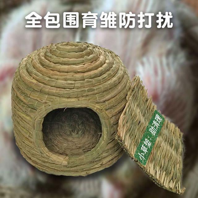 鸽子巢窝笼鸽子窝孵蛋专用用具鹌鹑玄凤鸟窝鹦鹉保暖鸟巢下蛋草窝 - 图3